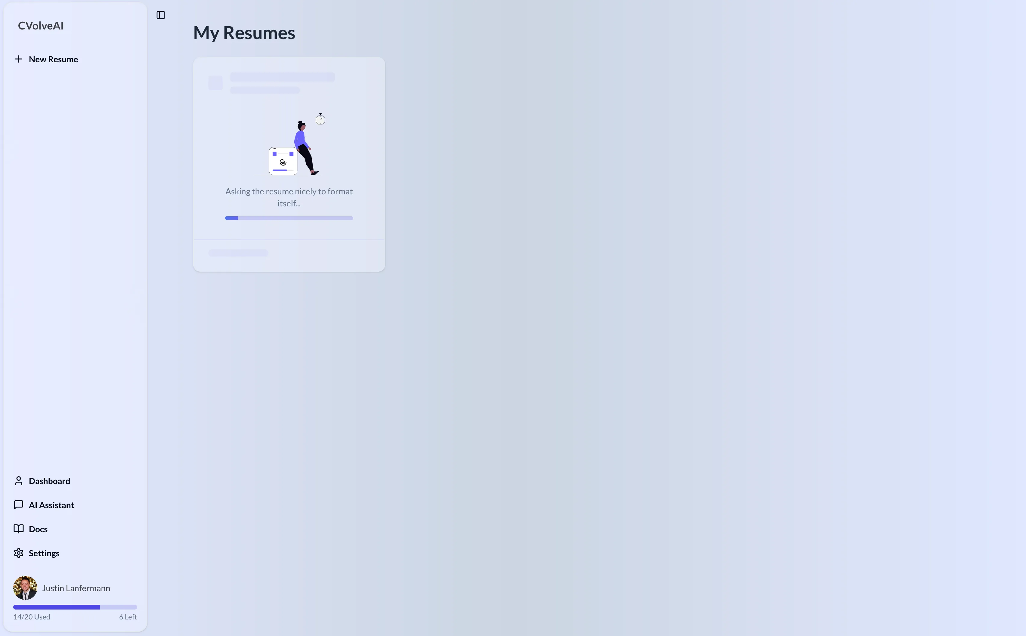 Résumés page waiting