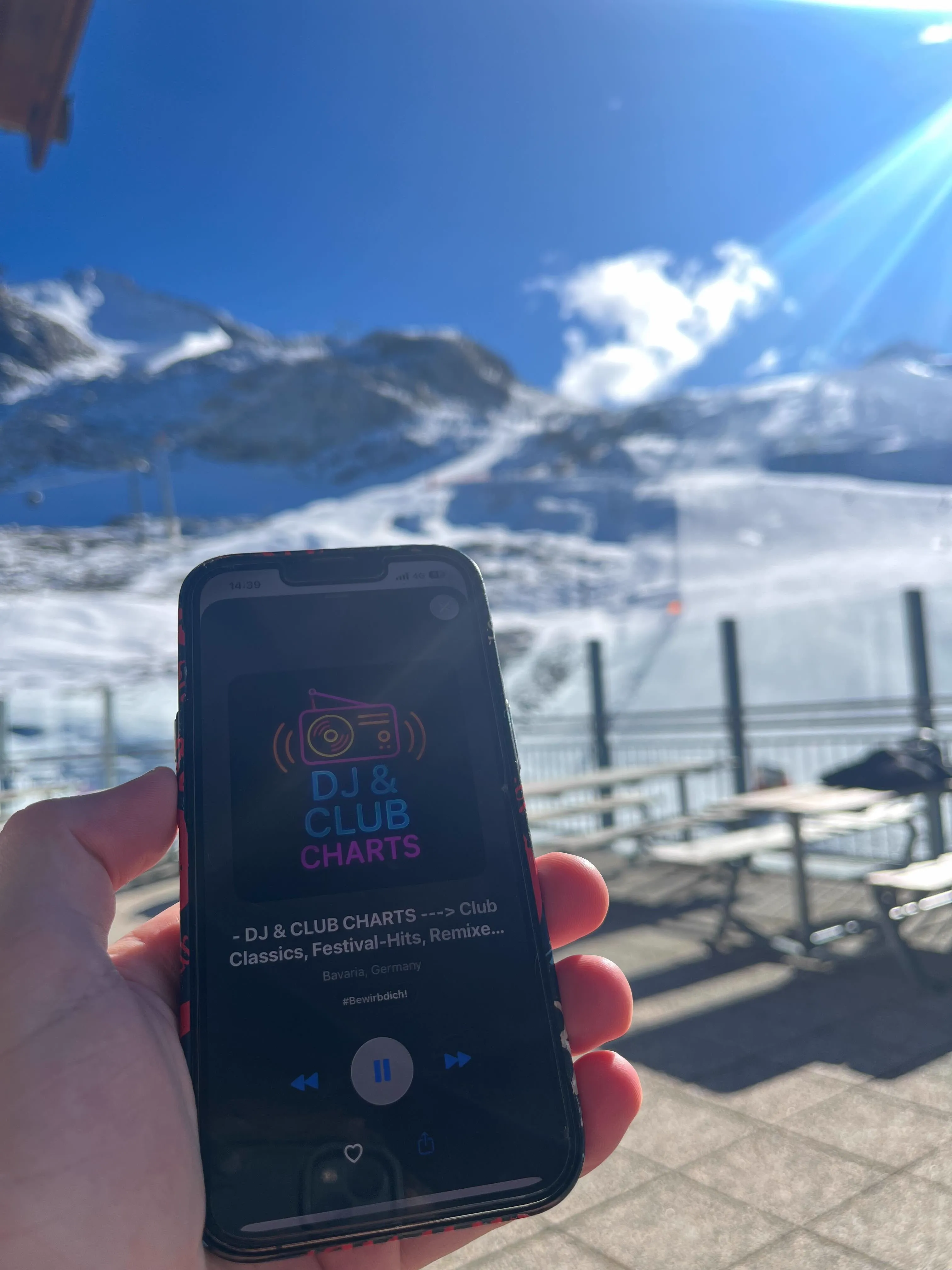 RadioAtlas in use on an iPhone in the wild