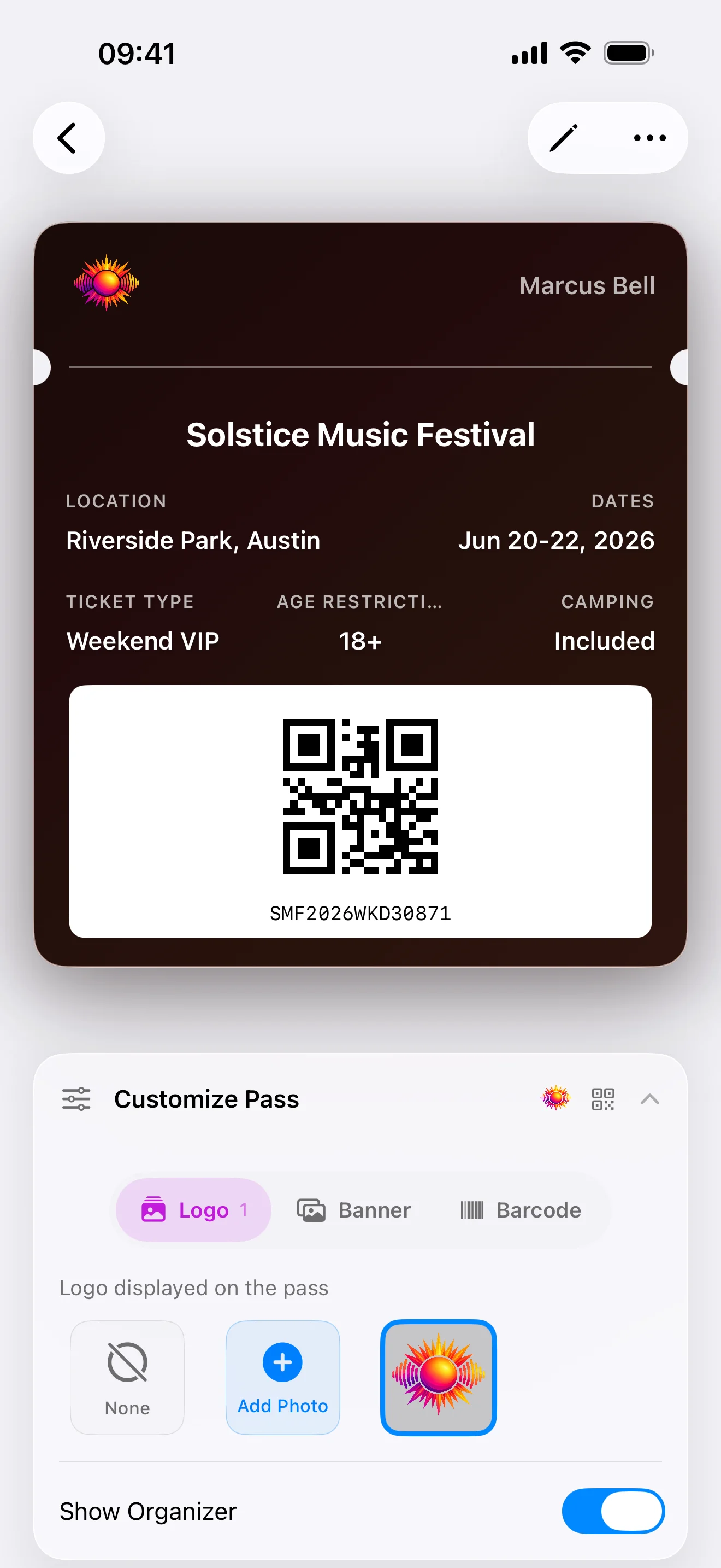 Customize Pass