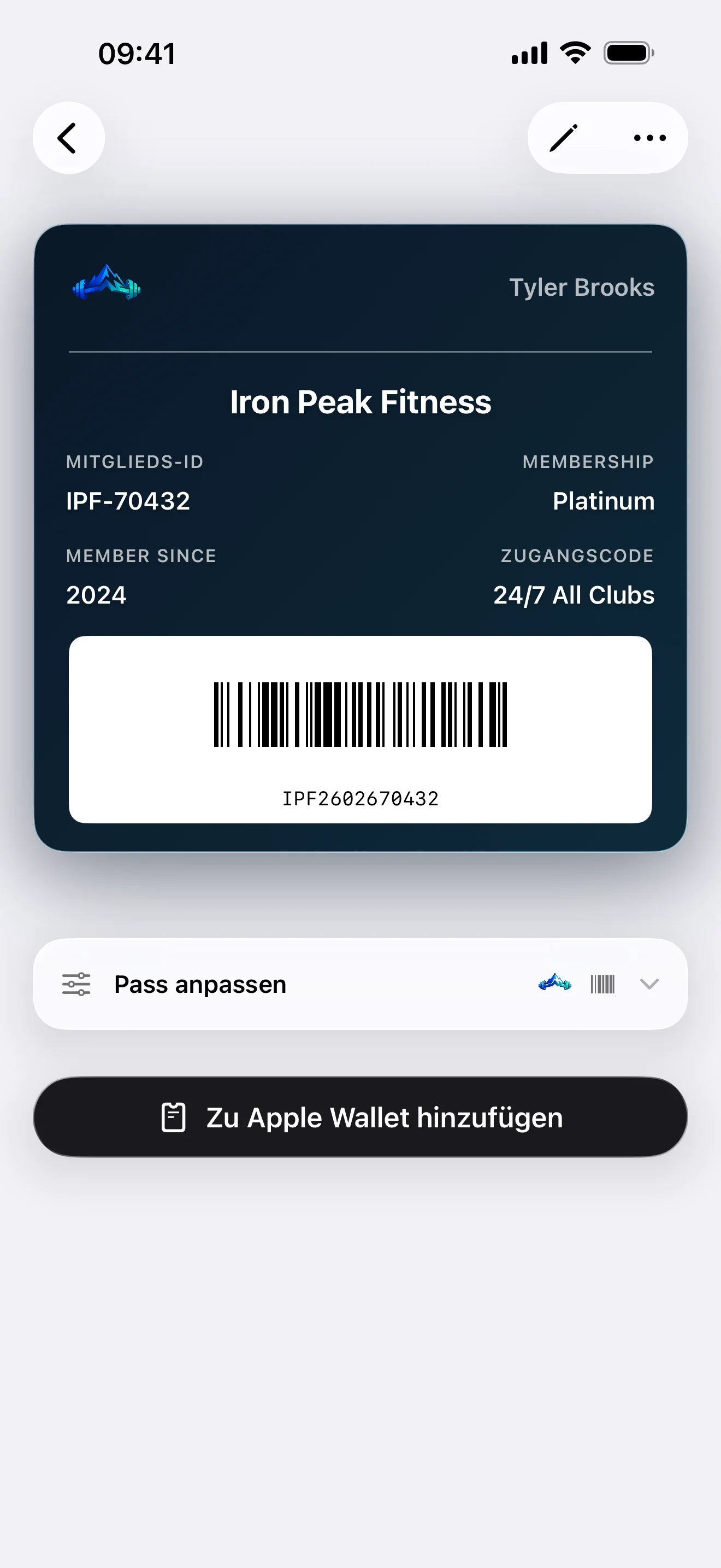Kundenkarte