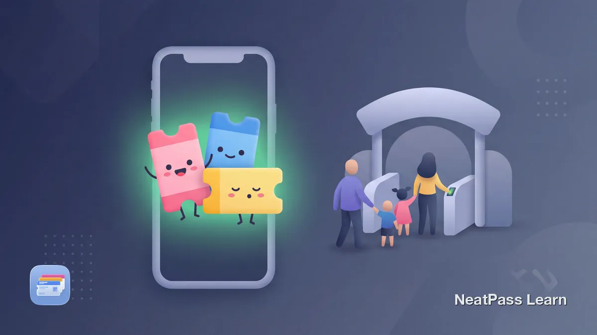 Familieneintrittskarten auf einem Handy verwalten: Komplettanleitung