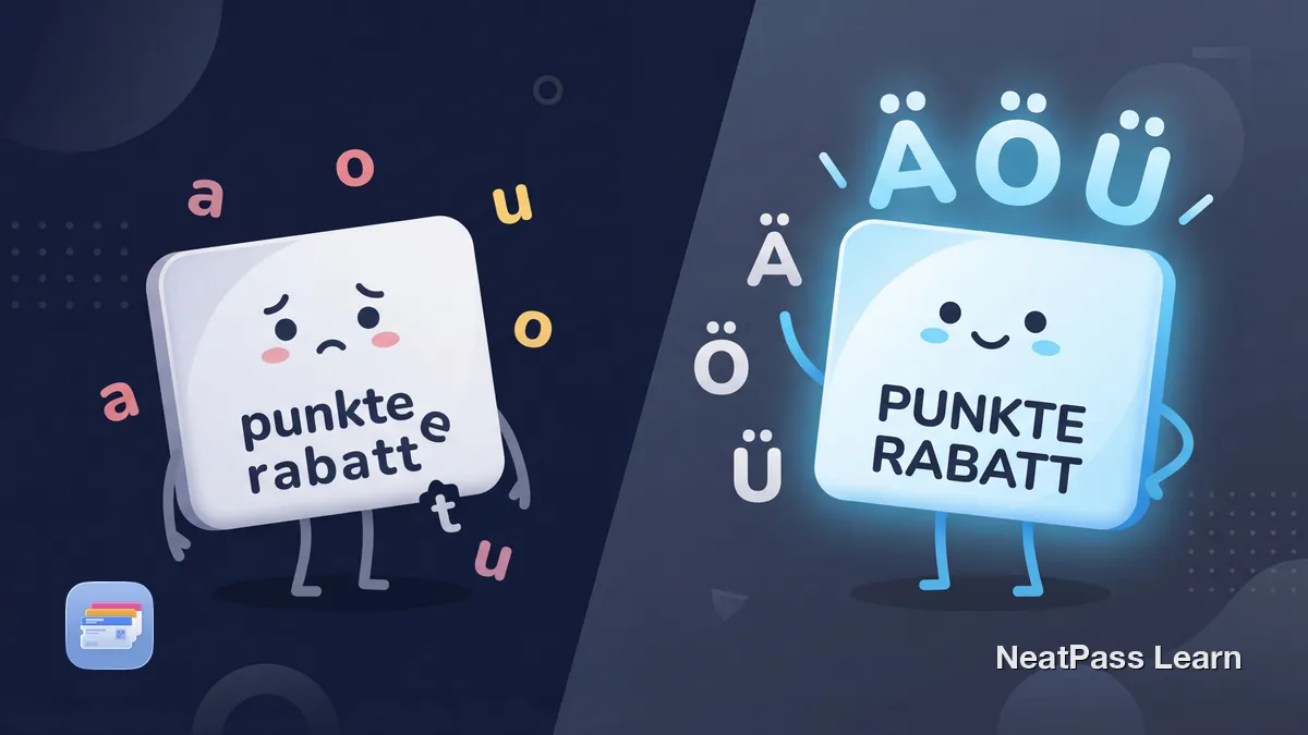 German Wallet Apps: Why Capitalization and Umlauts Matter