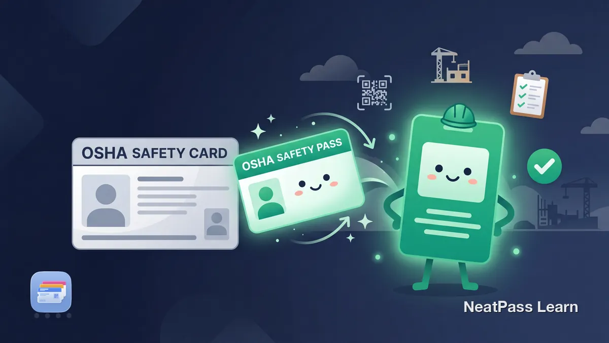 How to Add Your OSHA Card to Apple Wallet (2026)