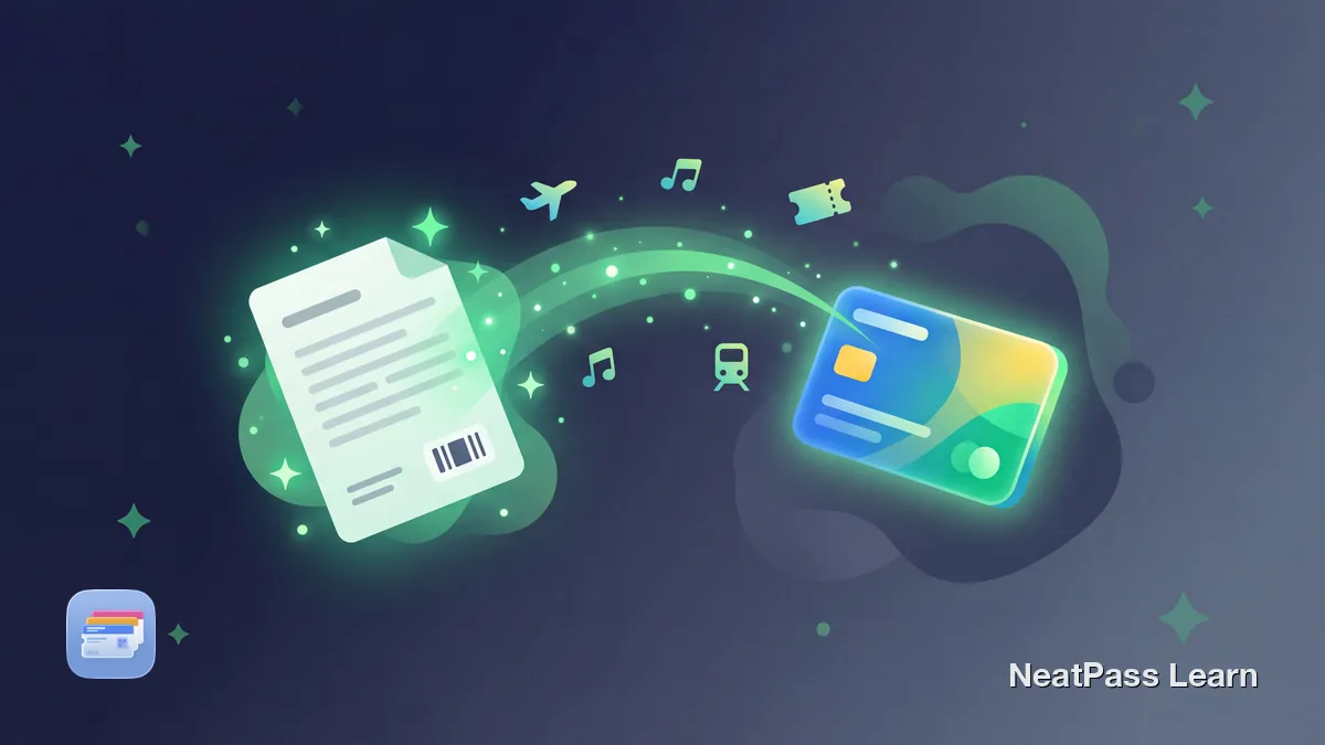 PDF-Tickets zu Apple Wallet hinzufügen (Flüge, Events, Züge)