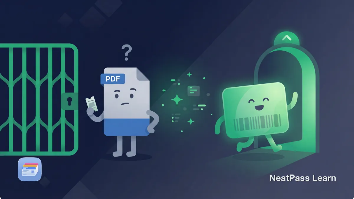 PDF-Ticket lässt sich nicht zu Apple Wallet hinzufügen?