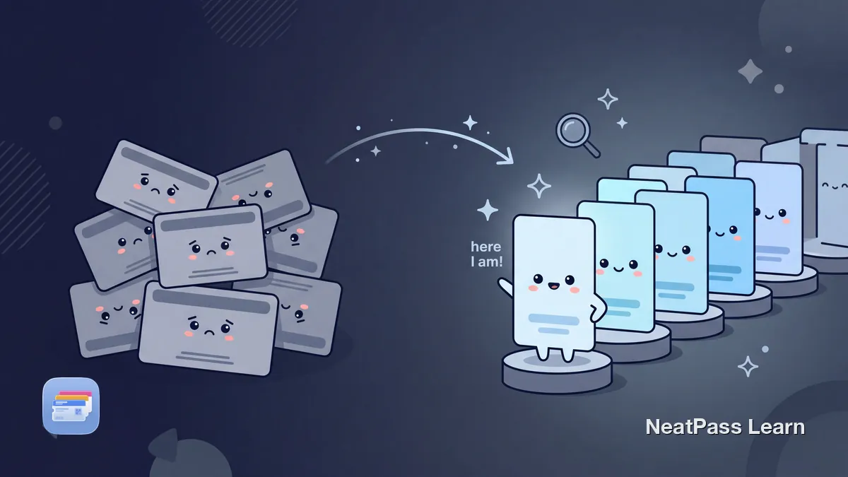 Gib deinen Wallet-Pässen bessere Namen für schnelleren Zugriff